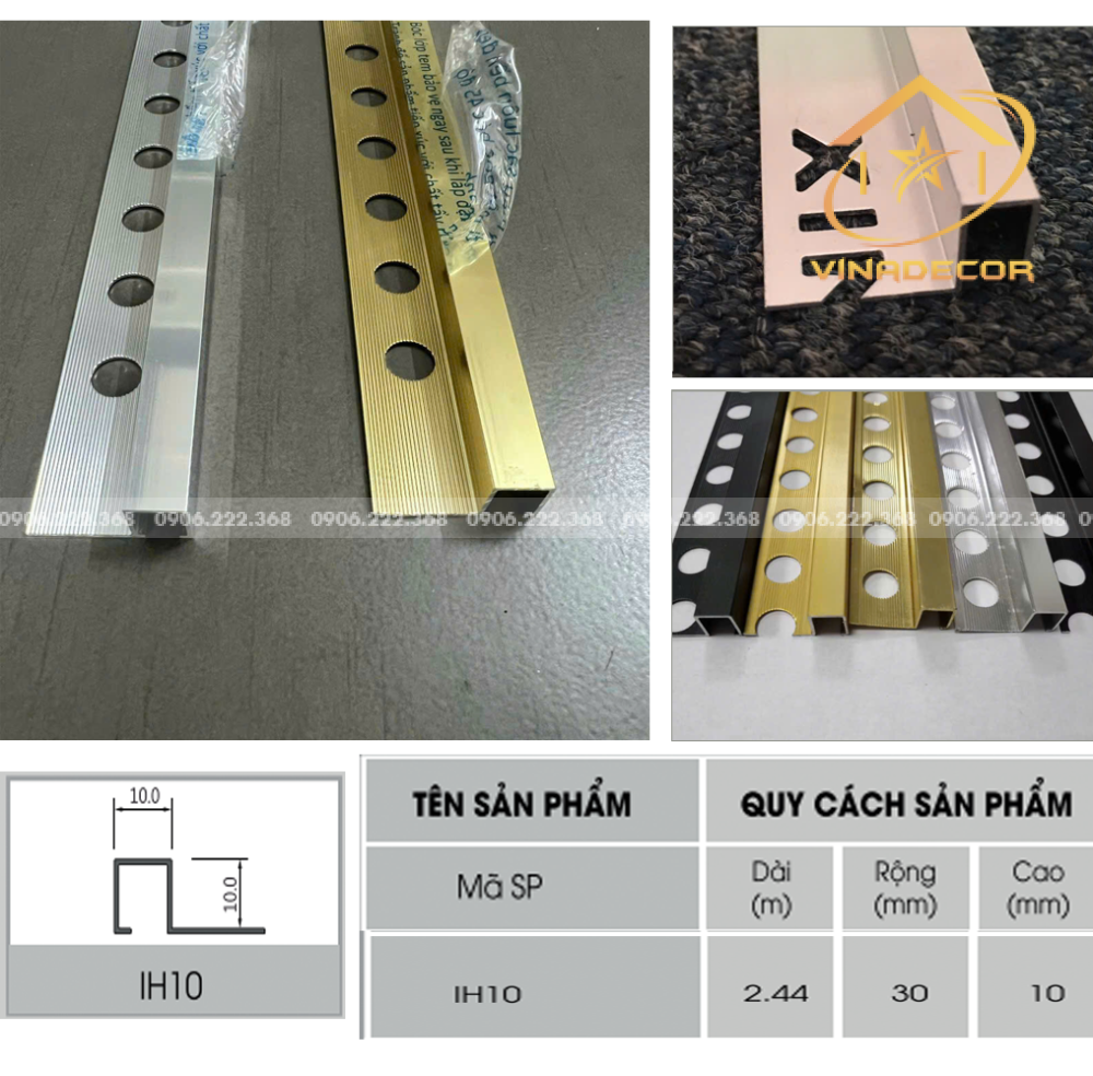 NẸP GÓC VUÔNG